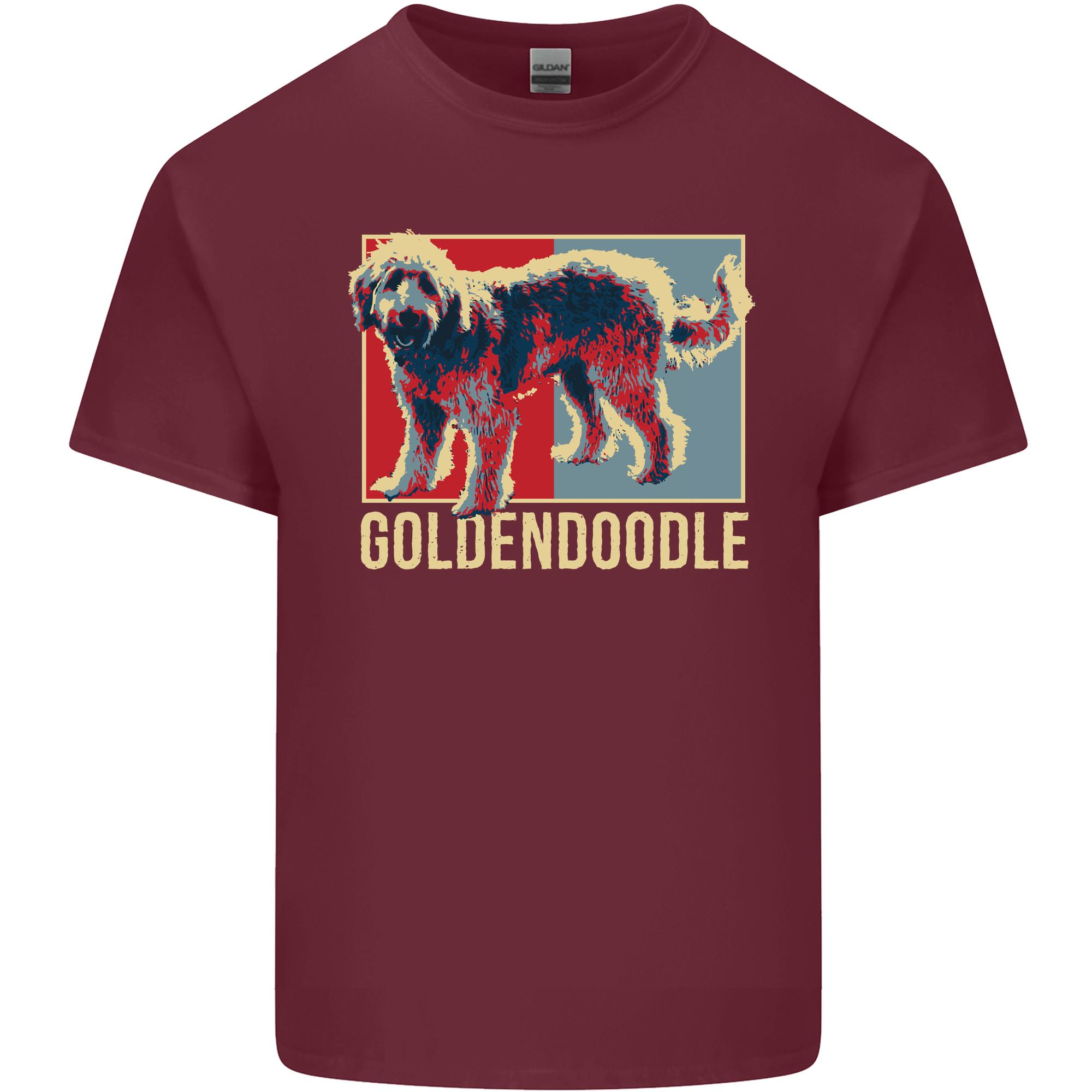 Goldendoodle Dog Art Unisexs Light Cotton TShirt S