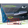 Microfiber Leather Car Door Armrest Panel Protective Cover For Honda Civic  2012 2013 2014 2015 9th Gen with Mount Fittings