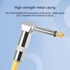 Guitar Patches Cables 6.35mm Right Angle Guitar Effect Pedal Cables Low Noise and Good Quality Guitar Effect Pedals Plug