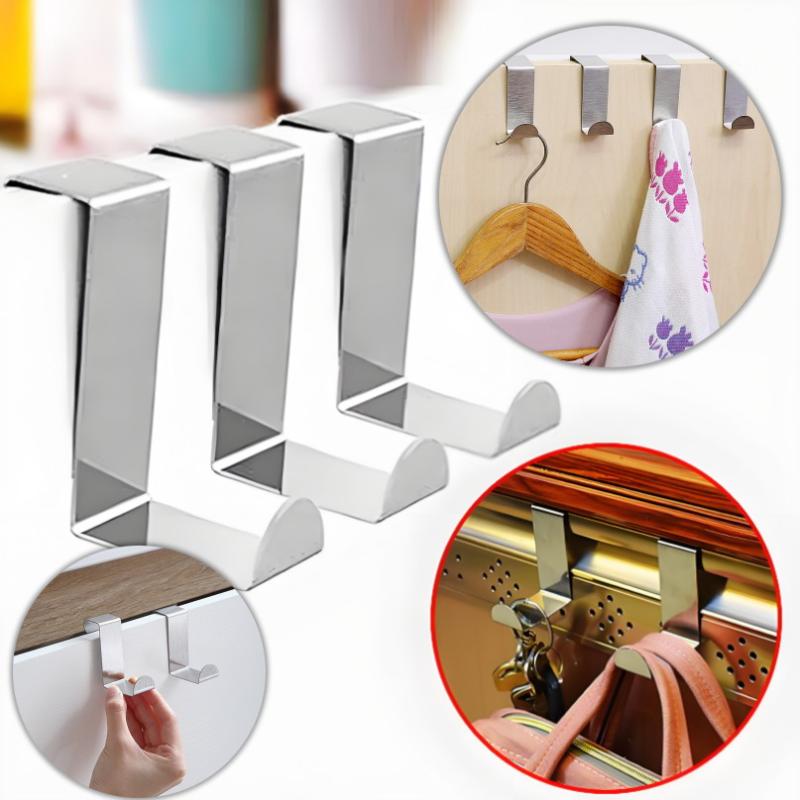 Szafka Łazienkowa w Kształcie Z Haczykiem Stal Nierdzewna Wieszak Tylny Breloczek Haczyk na Płaszcze Akcesoria Organizator Narzędzie