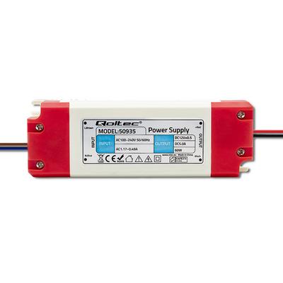Qoltec Zasilacz Impulsowy LED IP20 | 60W | 12V | 5A