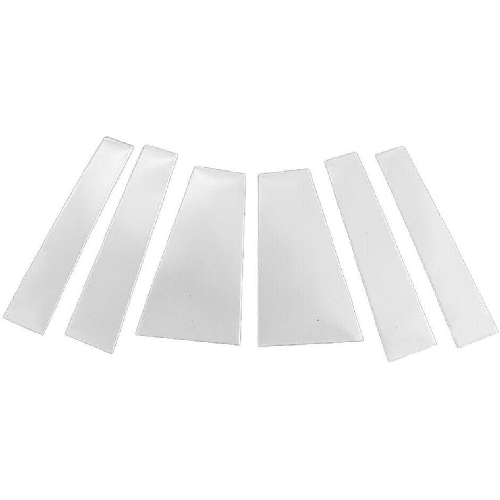 Car Accessories Fit for Toyota Highlander Stainless Steel 2014 2015 2016 2017 2018 2019 Pillar Post Trim 6PCS