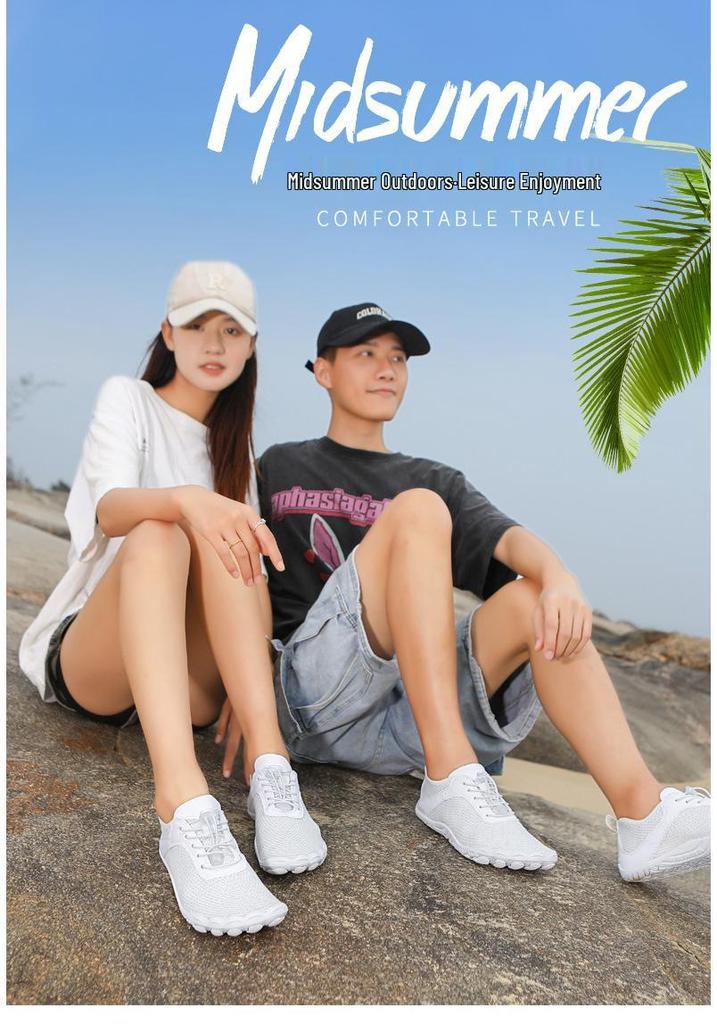 2026 Unisex Quick-Dry Non-Slip Creek Wading Shoes: Breathable, Five-Finger Water Footwear for Outdoor and Beach Activities