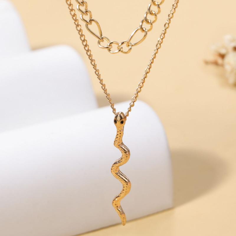Wheat ear fringed necklace hip hop adjustable jewelry women's simple versatile leaf pendant collarbone chain