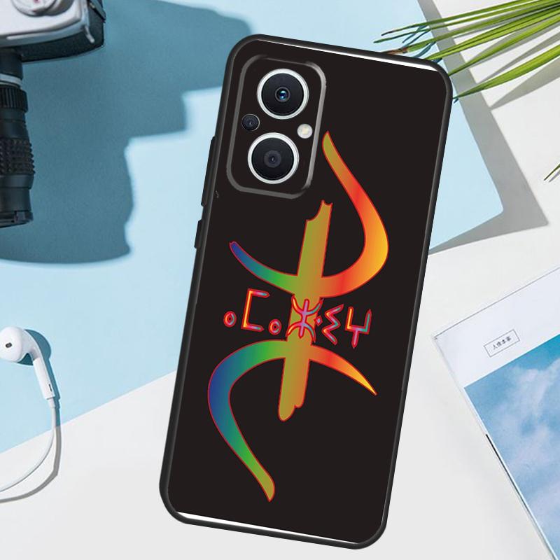Amazigh Flag Case For OPPO Reno 13 13F 12 11 F 8T 7 8 10 Pro OPPO Find X8 X6 Pro X3 X5 Lite Cover Funda