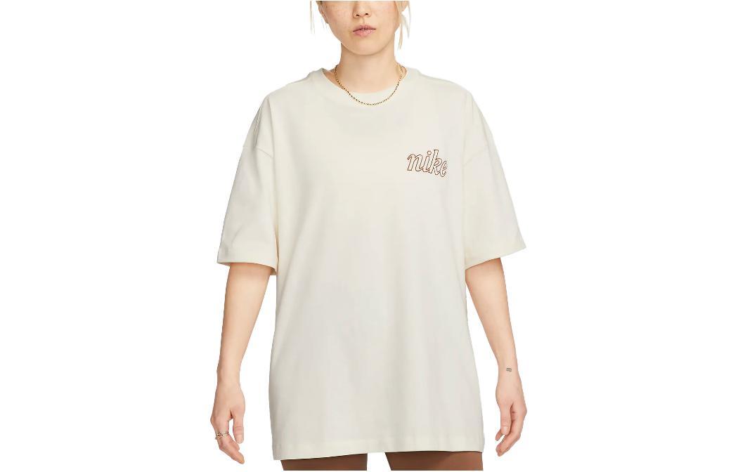 Nike Cartoon Pattern Logo Round Neck Short Sleeve T-Shirt FQ6010-110 XL