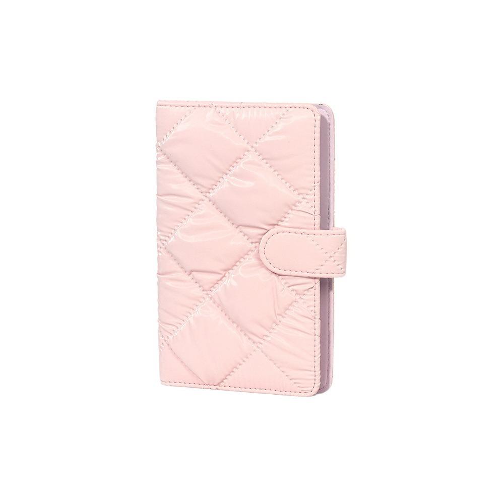 Universal 3 inch Instant Camera Photo Album 108 Pockets Large Capacity Photo Storage Case Solid Color PU Leather Card Organizer