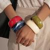 Acryl Wisch rundes Armband einfaches geometrisches Armband