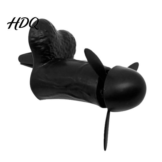 Fun Car Vent Decoration Funny Air Freshener Clip Novelty Aromatherapy Diffuser Rotating Propeller Automotive Outlet Fan for Interior Accessories