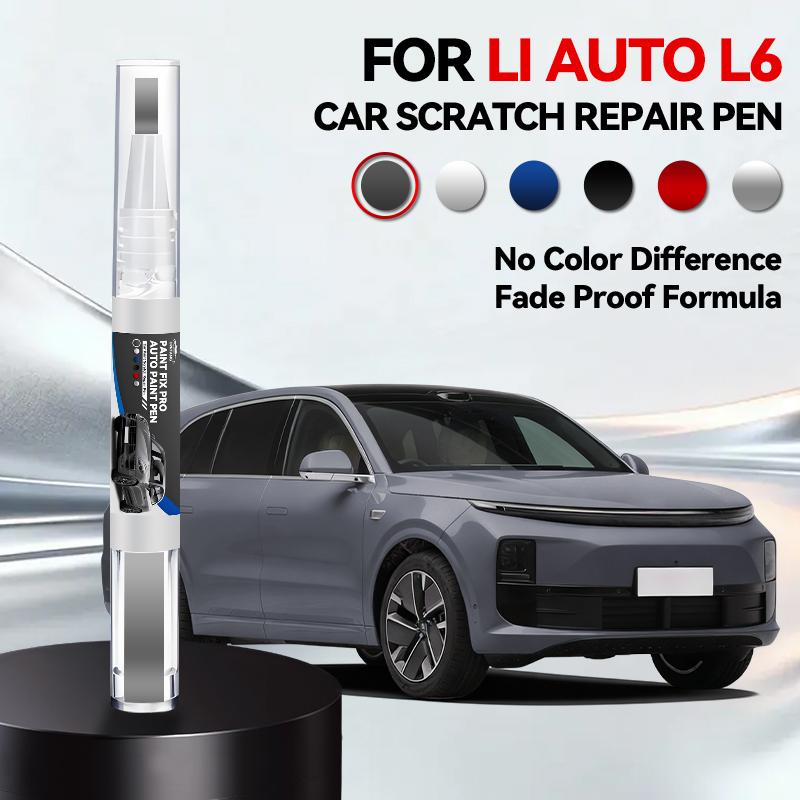

2026 Hot Car Accessories For LI AUTO L6 2024-2025 Paint Repair Pen Touch Up Scratch Remover DIY Auto Accessories Black White Sil