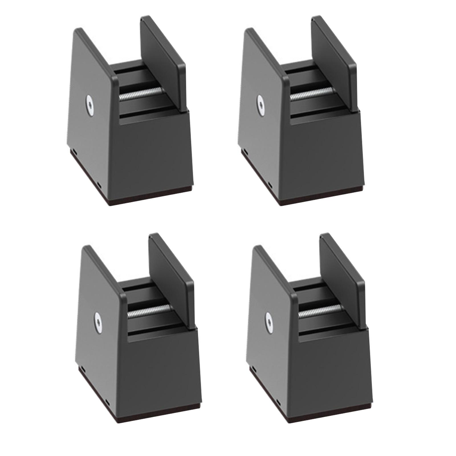 

Набор из 4 многофункциональных 2-дюймовых подставок для кровати, мебельный подъемник, опора, удобный аксессуар для использования с диваном, столом, стулом, письменным столом A