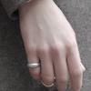 TOU [Silver925] 096 Semi Matte Bulging Silver Ring
