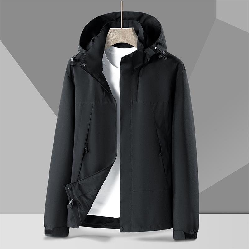 Men's Spring and Autumn Jacket Men's Thin Waterproof Windbreaker Outdoor Fishing Four Seasons Mountaineering Jacket