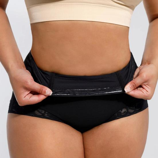 High Waisted Lace Underskirt Shorts for Women Non-see-through Safety Pants Ladies Full Coverage Soft Briefs