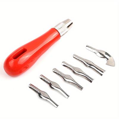 1PC Block Stamp Carving Block Stamp Making Kit with Cutter Tools, Cutter Kit Assortment, Stamp for Printmaking, Printing