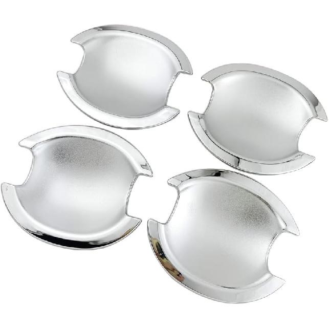 Chrome Exterior Door Handle Cover Trim and Door Bowl Cap for Mitsubishi Outlander 2007-2020 Lancer 2008-2017 RVR ASX Outlander Sport 2011-2021