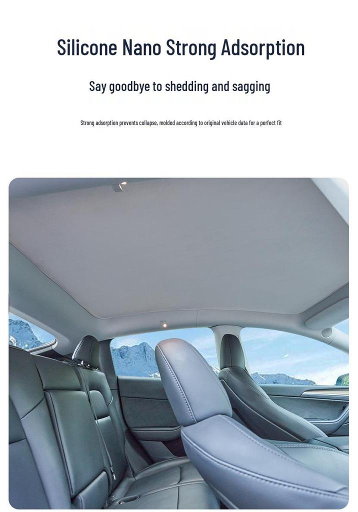 Xpeng P7/P7+/P7i Panoramic Sunroof Sunshade Top Cooling Heat Insulation Accessory