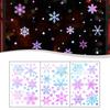 Festive Window Clings Colorful Christmas Decor Christmas Party Decor Easy Application Process Illuminated Decorative Elements