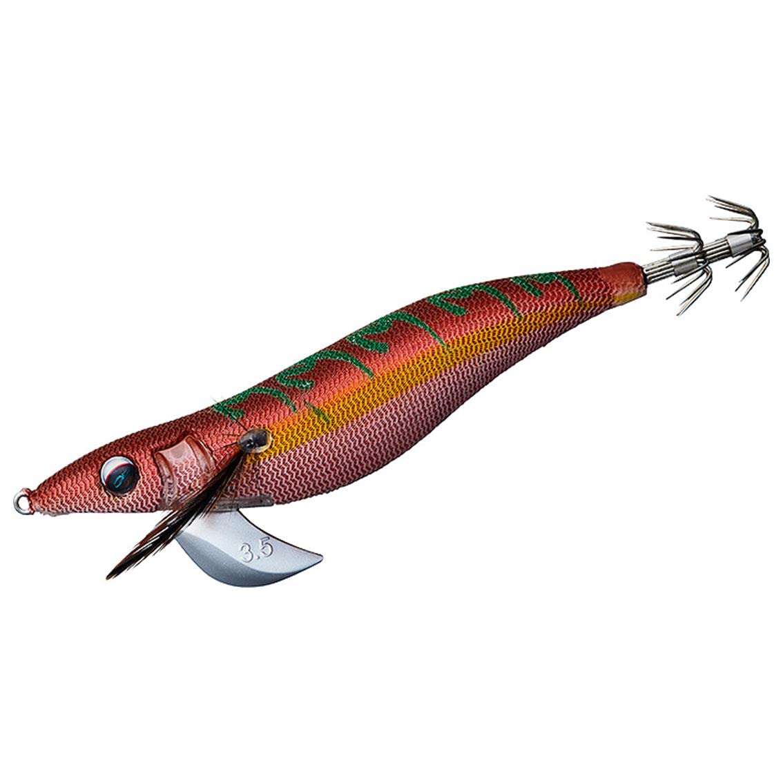 

Daiwa Emeraldas Stay RV Squid Cedar 3.5-inch Lure, Red-Brown
