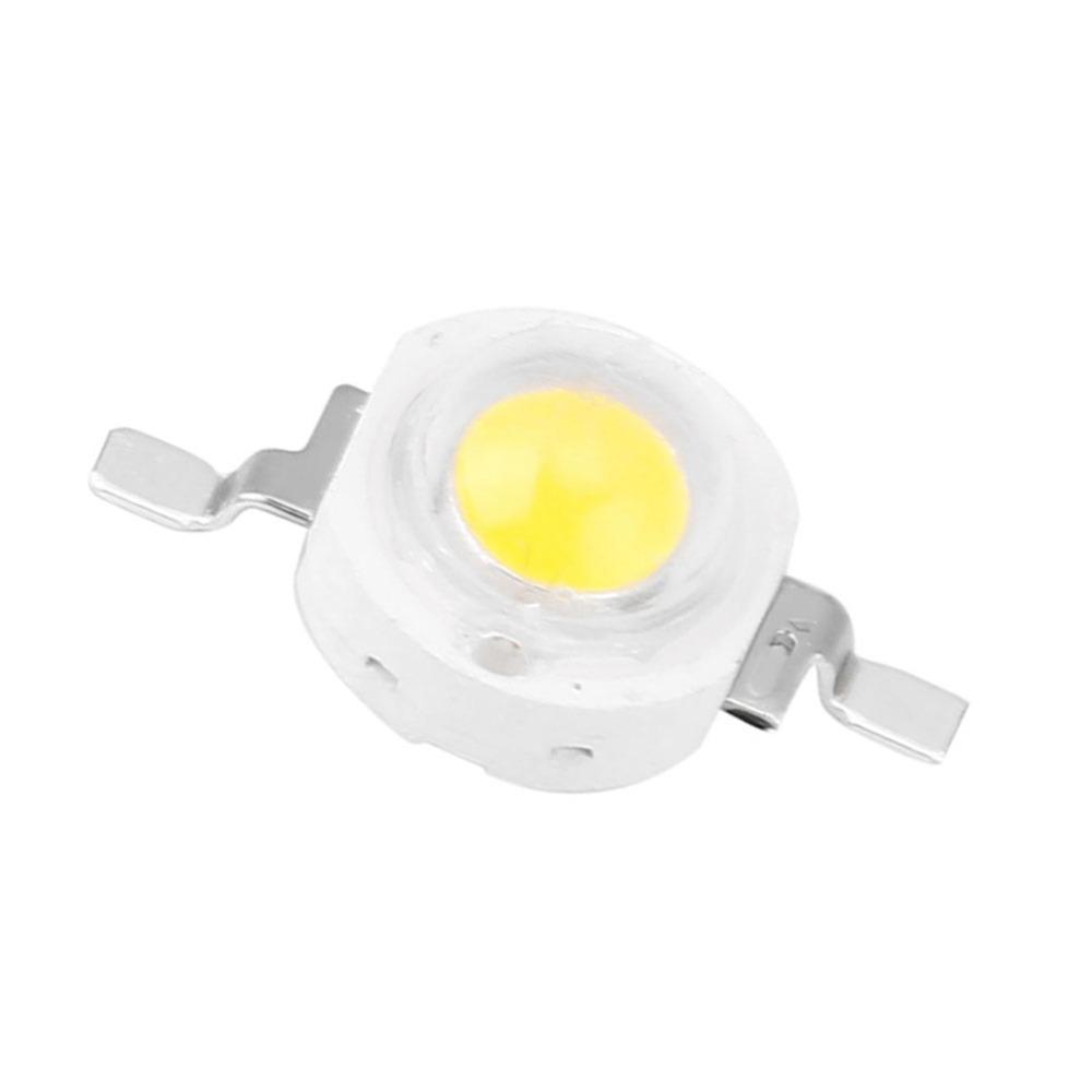 100pcs 1W High Power LED Beads 350mA 100-110lm SMD LED Chips Aluminum Base 3.2V-3.4V LED Light Emitting Diodes