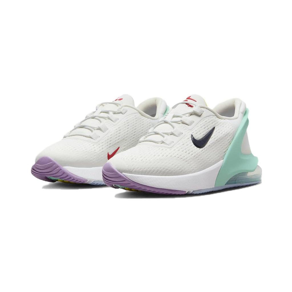 Nike Air Max 270 Go Resistenti all'Abrasione Basse Scarpe Lifestyle per Bambini Bianco Ciano Viola Bambini di Età Compresa tra 3 e 7 Anni DV1969-105