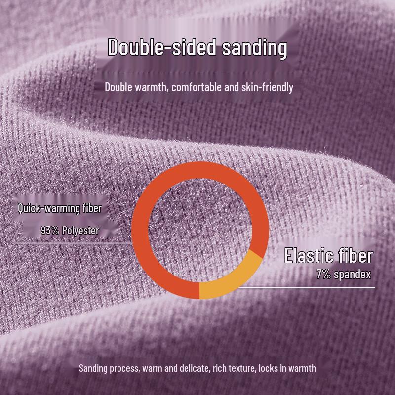 Qisefang Li Qin Style Seamless Women's Thermal Underwear Set