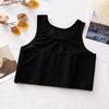 Women Net Chest Breast Binder Tomboy FTM Stretchy Sports Bra Vest Tank Top