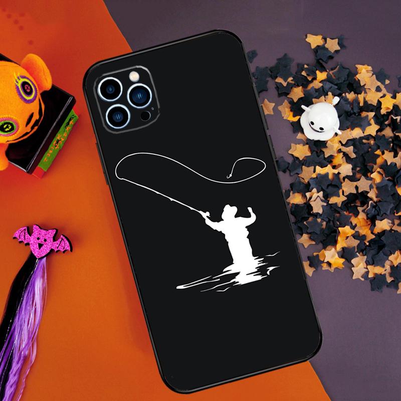 Fishing Fisherman Bumper Case For iPhone 16 15 14 Pro Max 11 12 13 Pro Max Mini XR 15 16 Plus 16e Phone Cover