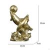 Dolphin Figurine Decorative Statue Art Crafts Creative Tabletop Ornament Sea Animal Sculpture for