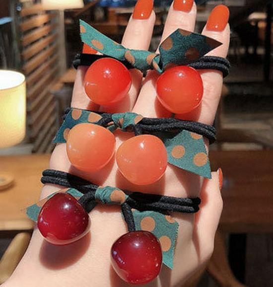 Exquisite Rhinestone Four-Leaf Clover Hair Tie - High Elastic Ponytail Rubber Band