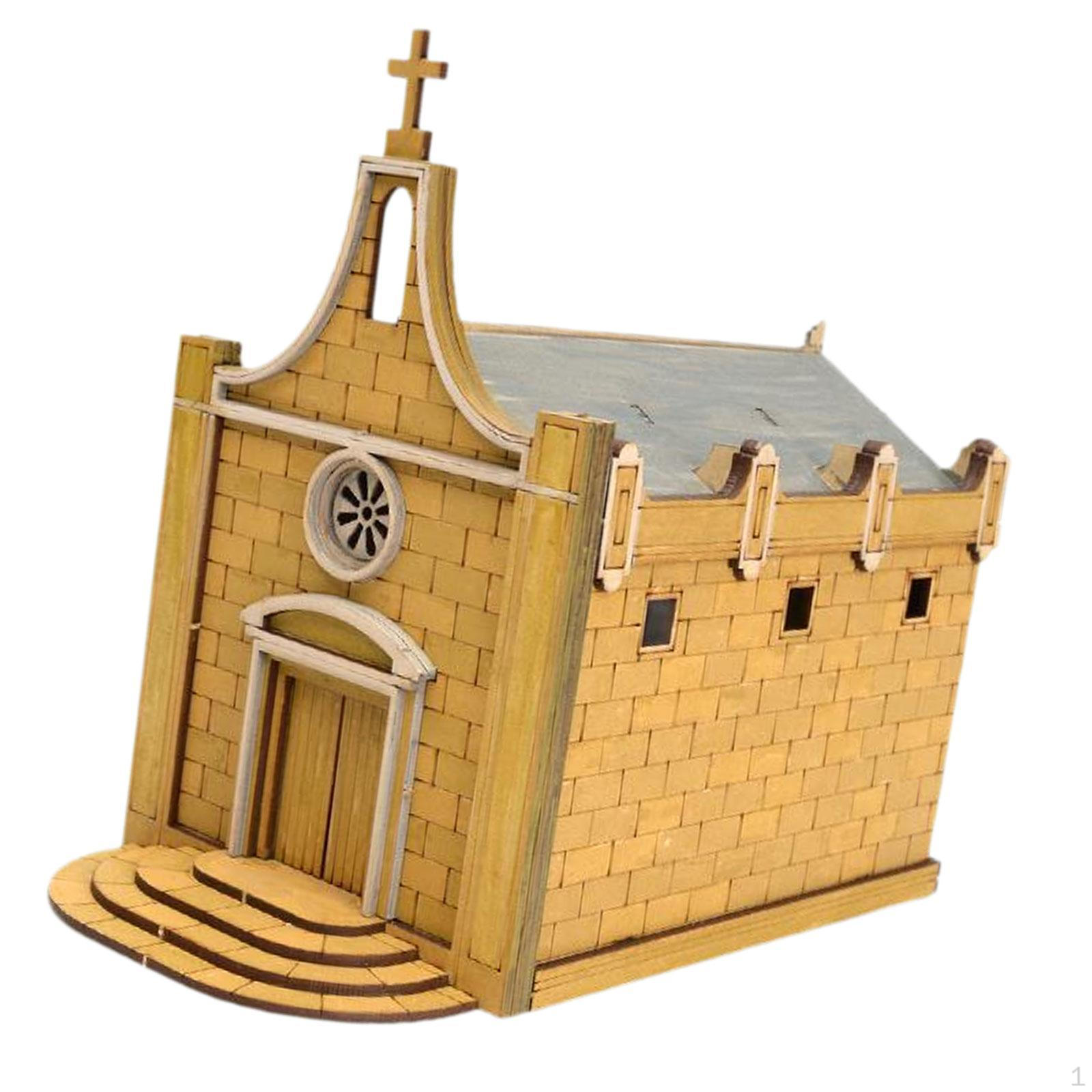 

1/72 European Building Model Kit Miniature House DIY Decoration, Ornament Hobby Toy Handmade