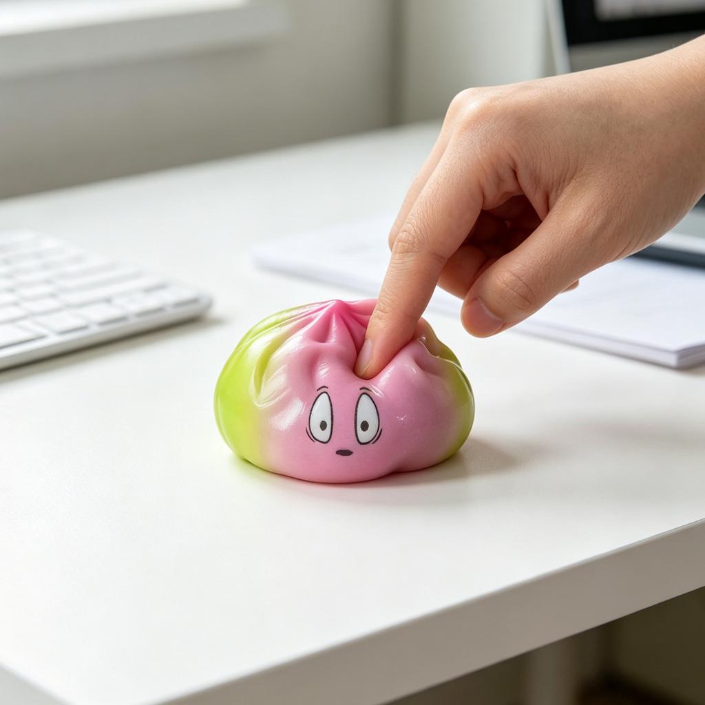 Stress Relief Toy Soft Gel Slow Venting Bun