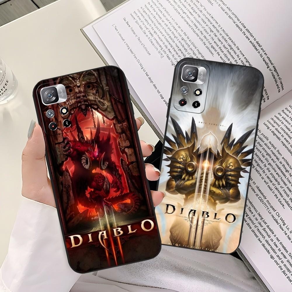 Hot Game Diablo Phone Case for Xiaomi Redmi Note 14 13 12 11 9 Ultra 10 Lite Poco F4 F5 X5 Pro Plus Cover