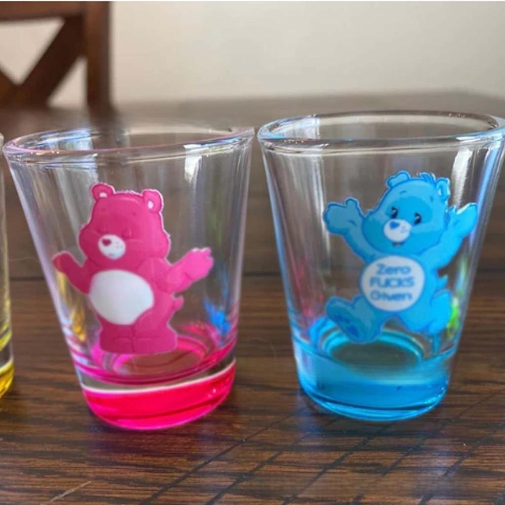 Care Bears Shot Set With Glass Material Perfect For Collectors And Gifting
