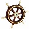 Ship Wheel 24 Style Vintage Wooden Nautical Boat Steering Mancave Replica