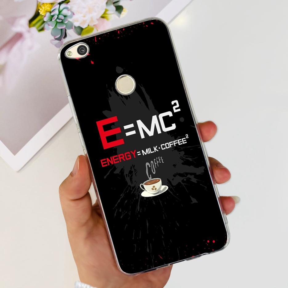 For Huawei P8 Lite 2017 Case Honor 8 Lite Luxury Painted Cover Clear Silicone Soft TPU Phone Case For Huawei GR3 2017 Back Cover