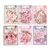 Flowers Are in Good Place Series Vintage Floral Landscape PET Sticker Creative DIY Journal Material Collage Scrapbook Stationery