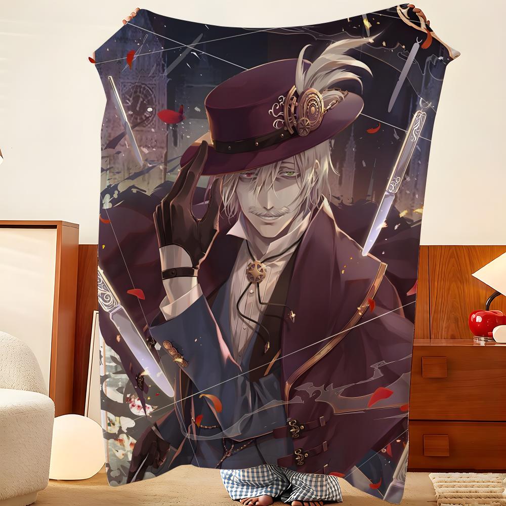 Anime R-Record o-of R-Ragnarok Throw Flannel Throw Blanket, Lightweight Cozy, Durable Washable cute Cool