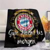 1PC FC Bayern Munchen Patterned Flannel Blanket Suitable For All Seasons for Home Decor Warmth and Comfort Gifts Holiday Present