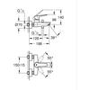 Single-lever Bath/shower Mixer - GROHE Start - Matte Black - Exposed Wall-mounted - Automatic Diverter