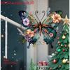 1PC Explosive Acrylic Flat Butterfly Flower Creative Pendant Car Rearview Mirror Decoration Pendant Home Festival