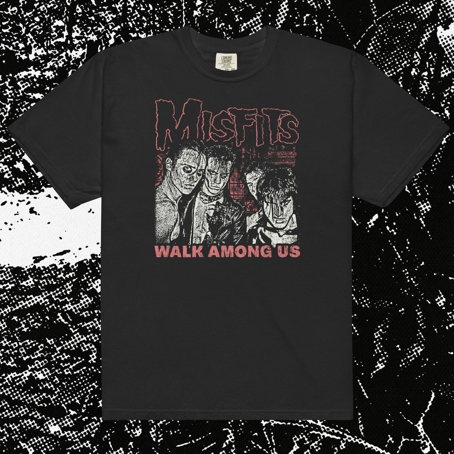 Misfits Walk Among Us: Horror Punk Comfort Colors T-Shirt 2XL