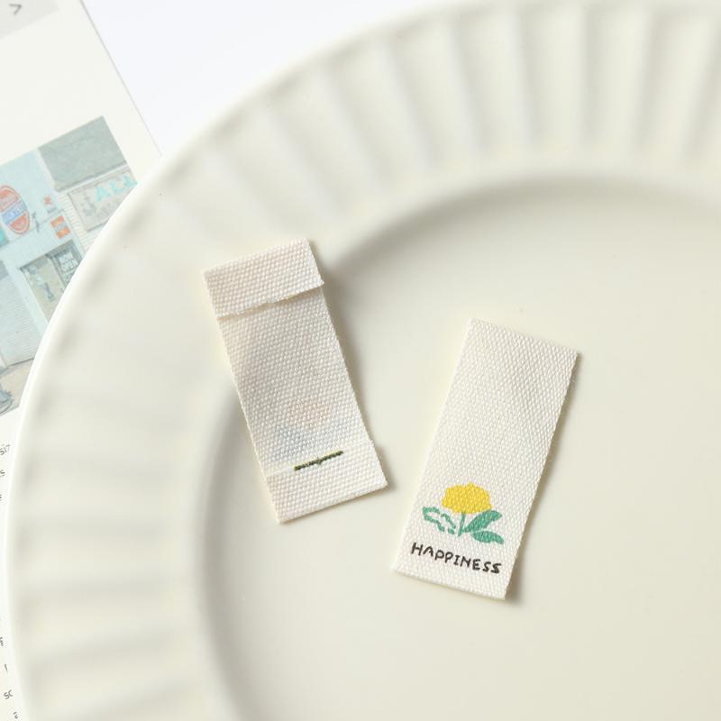 50Pcs Cute Cartoon Printed Polyester Sewing Labels, Ideal For Adding Personalized Decorative Markers To All Kinds Of Handmade