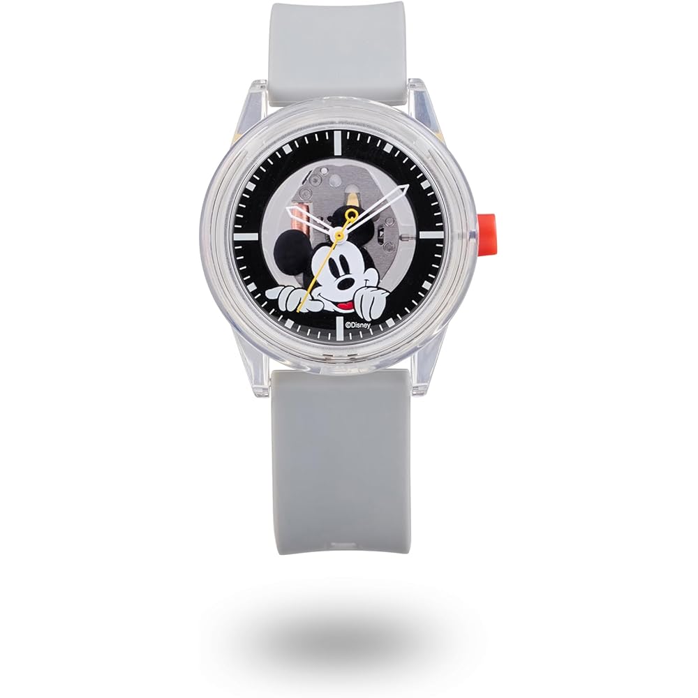 Q&Q SmileSolar Disney Collection Mickey Gray Window Watch R02A-506VK