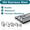 Hose Clamp, 30PCS Fuel Line Clamp, 1/2 Inch To 3/4 Inch Radiator Hose Clamps, Hose Clamps Stainless Steel(13-19mm).