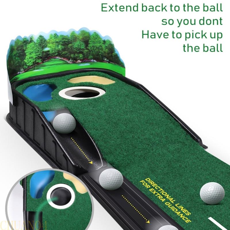 A1A2 Profesionální puttingový trenažér na golf Realistická simulace a značky vzdálenosti pro zlepšení přesnosti v interiéru i exteriéru