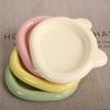 Cute Cat Food Dish Little Bear Dog Plate Colorful Kitten Bowl  for Puppy Cat