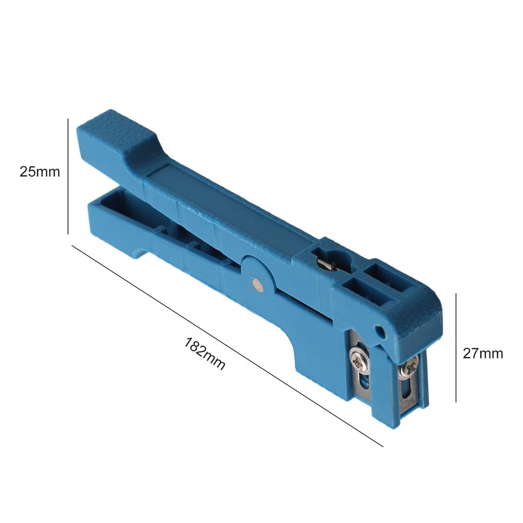1pcs 45-162/163/165 Coaxial Cable Cutter Stripper Tool Adjustable Blades Cutter Slitter Fiber Optic Stripper Transverse Tube