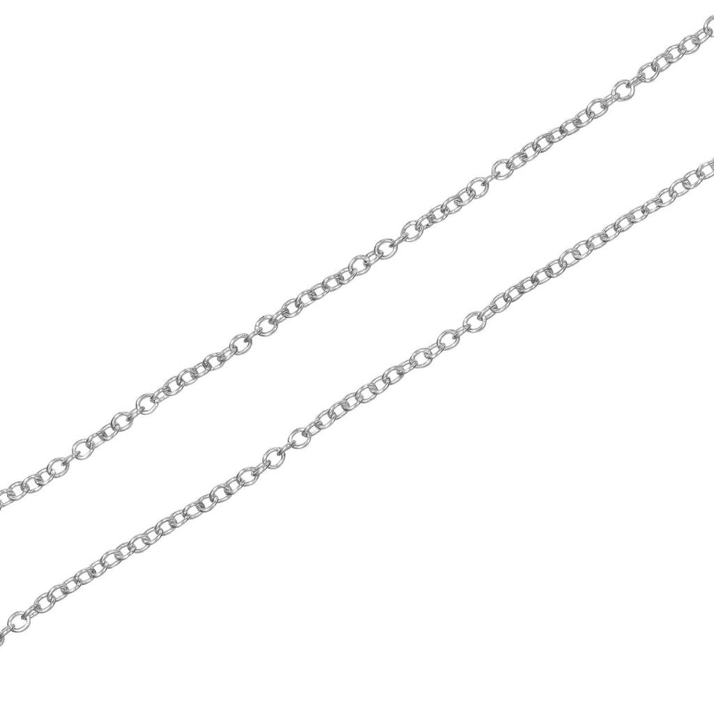 TIFFANY&Co. Alphabet letter m Necklace Silver925 2.2g Women Used