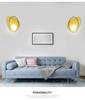 Gold LED Wall Lamp 5W Bedroom Night Studio Balcony LED Wall Lamp (Warm Light)
